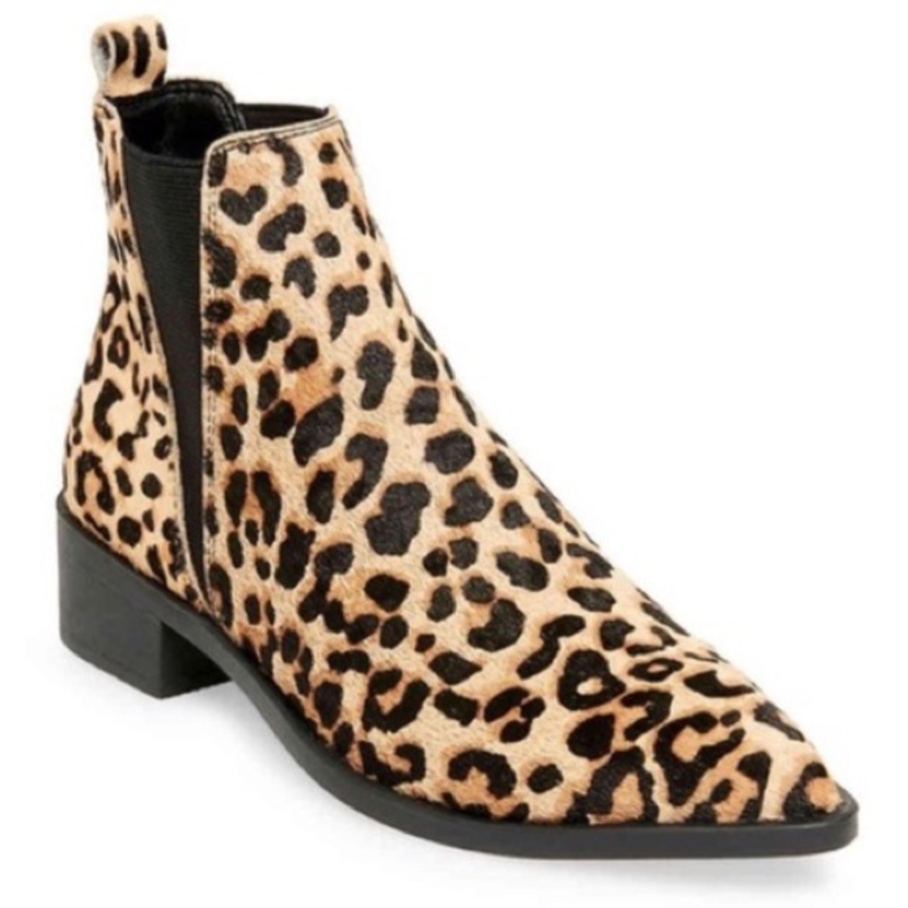 Steve Madden Women’s Jerry Leopard Ankle Booties